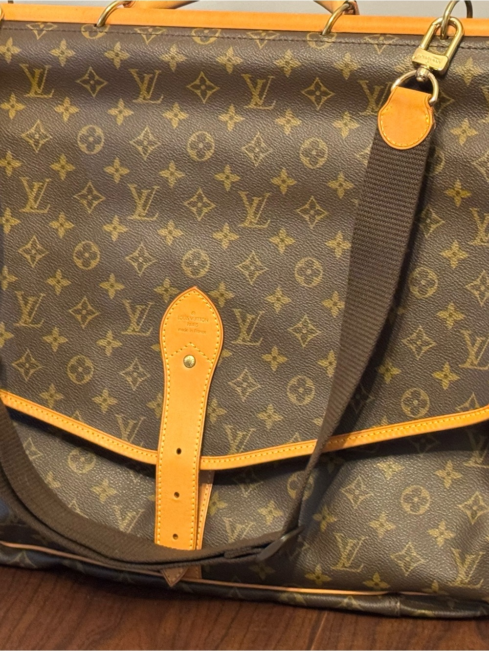 Louis Vuitton Monogram Messenger Bag in Brown and Tan